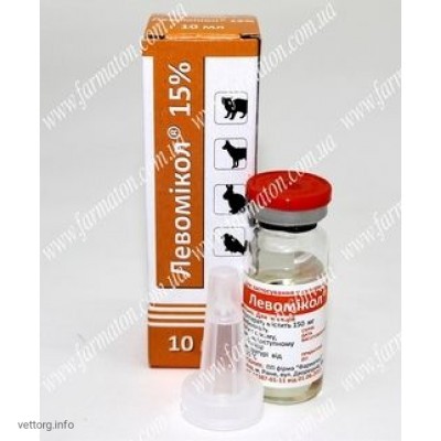 Левомікол® 15% (піпетка), 10 мл. (Фарматон)