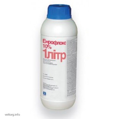 Енрофлокс 10%, 1 л. (Invesa-Livisto)