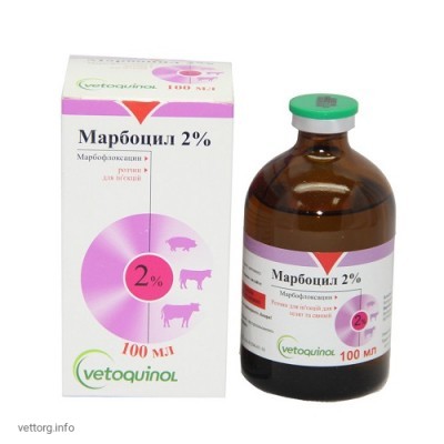 Марбоцил 2%, 100 мл (Vetoquinol)