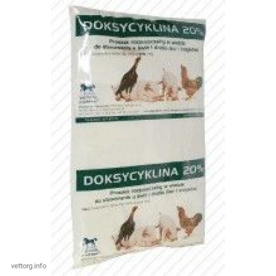 Доксициклин 20 %, 1 кг., (Ветлон)