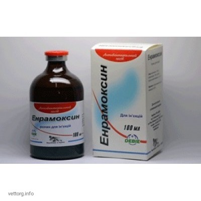 Енрамоксин (для ін'єкцій), 100 мл. (ДЕВІЕ)