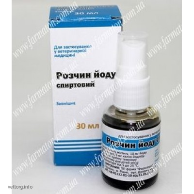 Розчин йоду спиpтовий 1% (спрей), (Фарматон), 30 мл. (Фарматон)