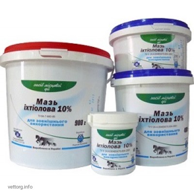 Мазь іхтіолова 10%, 400 г. (ДЕВІЕ)