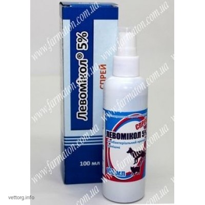 Левомікол® 5% (спрей, аналог Чемі-спрей), 100 мл. (Фарматон)
