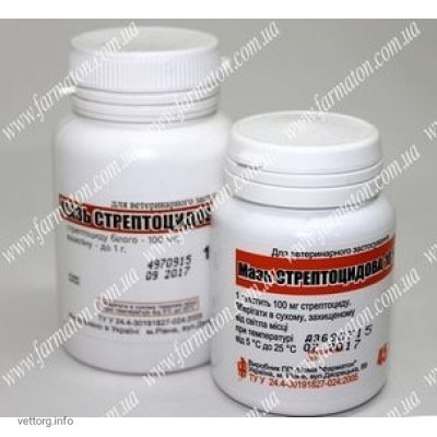 Мазь стрептоцидова 10%, 100 гр. (Фарматон)