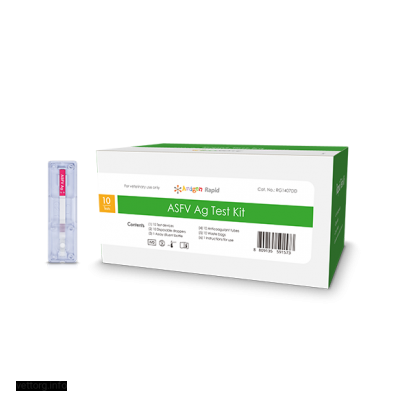 Експрес-тест виявлення африканської чуми свиней Anigen Rapid ASFV Ag Test Kit №10 (BioNote)