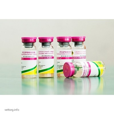 Алерген сухий очищений із атипових мікобактерій (ААМ) з розчинником мікобактеріальних алергенів, 50 доз. (СумБФ)