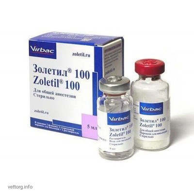 Золетил 100 р-р ин., 5 мл (Virbac)