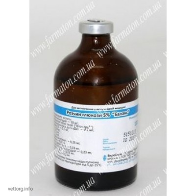 Розчин глюкози 5% Баланс (аналог Дуфалайт), 100 мл. (Фарматон)