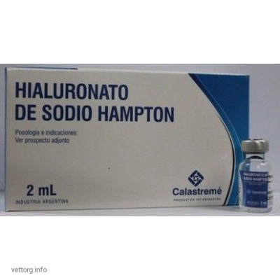 Гиалуронат Хэмптон (аналог Хионат, Бонхарен), 2 мл. (Calastremé)