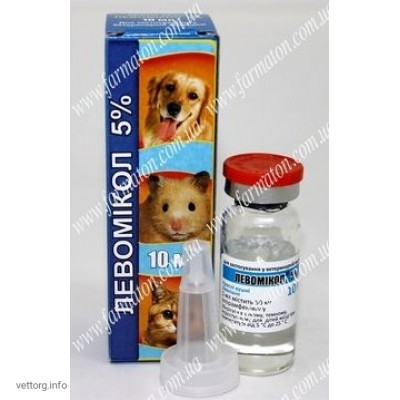 Левомiкол® 5% Вушнi кpаплi, 10 мл. (Фарматон)