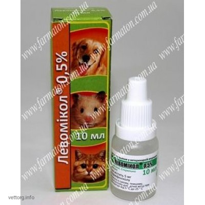 Левомiкол® 0,5% Очнi кpаплi, 10 мл. (Фарматон)