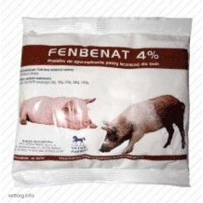 Фенбенат 4%, 100 г. (Vetos-Farma)