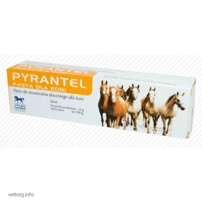 Пирантел паста 35% (лошадям), шприц-туба (Vetos-Farma)