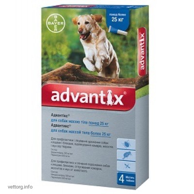 Адвантікс для собак 25-40 кг, 4 мл. № 4 (Bayer)