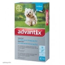 Адвантикс для собак 4-10 кг, 1 мл № 4 (Bayer)