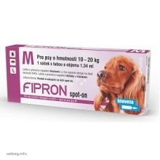 Фипрoн спот-он М (Fipron spot-on M) для собак, 1,34 мл (Bioveta, s. r. o.)