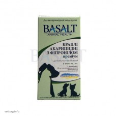 Краплі акарицидні з фіпронілом преміум, № 5, 1 мл. (Базальт)