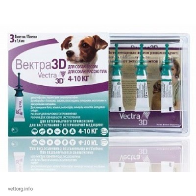 Вектра 3D 4-10, 1,6 мл. (Сева)
