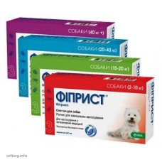 Фіприст спот-он 10% для собак (10-20 кг) (KRKA)