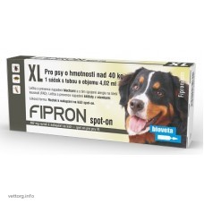 Фипрoн спот-он ХЛ (Fipron spot-on XL) для собак, 4,02 мл (Bioveta, s. r. o.)
