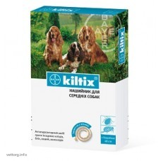 Килтикс для середніх собак. (Bayer)