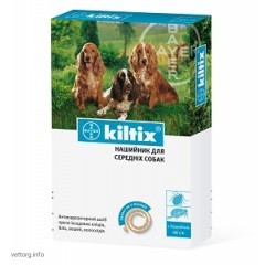 Килтикс для середніх собак. (Bayer)