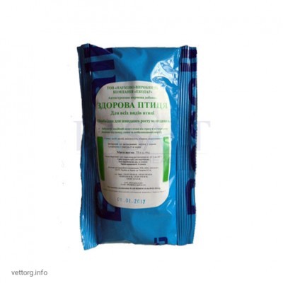 Антистресова кормова добавка «Здорова птиця» (швидкий ріст молодняку), 75 г. (ЕКОДАР)