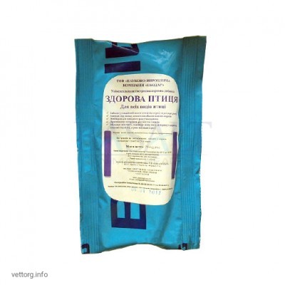 Універсальна антистресова кормова добавка «Здорова птиця», 75 г. (ЕКОДАР)