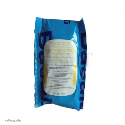 Антистресова кормова добавка «Здорова птиця» (прискорення оперення, зростання кісток і м'язів), 75 г. (ЕКОДАР)