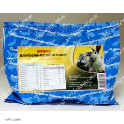 Біомікс® Для кролів/нутрій Стандарт, 200 гр. (Фарматон)