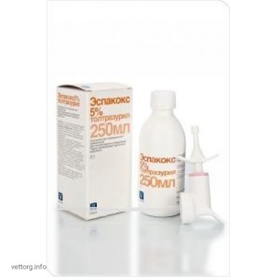 Еспакокс 5%, 250 мл. (Invesa-Livisto)