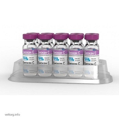 Біокан С (Biocan С) вакцина, 1 доза № 10 (Bioveta, s. r. o.)