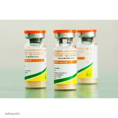 Вакцина антирабічна інактивована суха культуральна із штаму "Щёлково-51", 1 доза. (СумБФ)