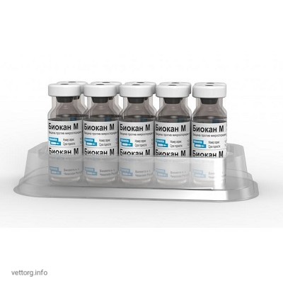 Біокан М (Biocan М) вакцина, 1 доза № 10 (Bioveta, s. r. o.)