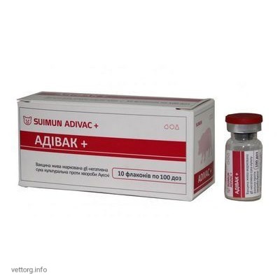 Суімун АДІВАК+ (Хвороба Ауєски), 100 доз (BioTestLab)