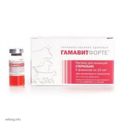 Гамавитфорте ®, 10 мл. (ГамаВетФарм)