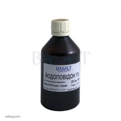 Йодоповідон 1%, 100 мл. (Базальт)