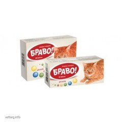 Вітаміни "Браво" для котів, 60 шт. (Артеріум)