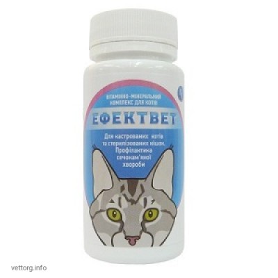 ЕФЕКТвет для кастрованих котів та стерилізованих кішок (Ветсинтез)
