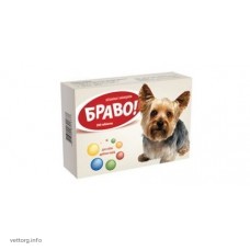 Вітаміни "Браво" для дрібних порід собак, 300 шт. (Артеріум)