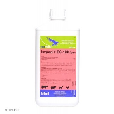 Інтровіт - EС - 100 Орал, 1 л. (Interchemie) Інтровіт - EС - 100 Орал, 1 л. (Interchemie)