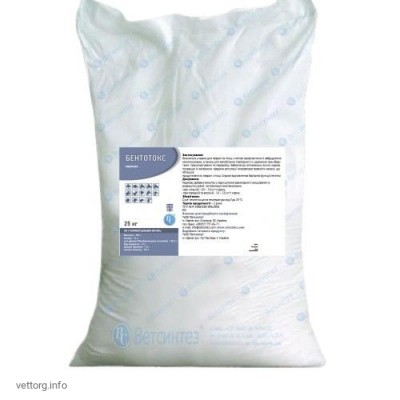 Бентотокс, 25 кг. (Ветсинтез)